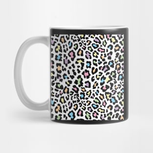 Multicoloured Leopard Print Mug